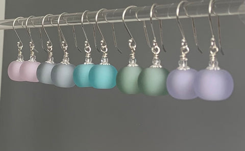 Beach Earrings Tumbled